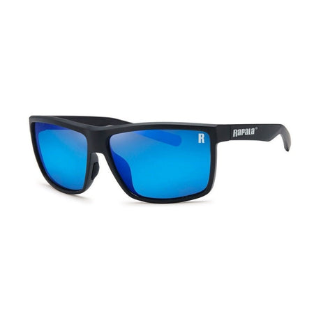 Gafas de sol polarizadas Rapala RockFish Negro mate y Azul - Tienda Bass