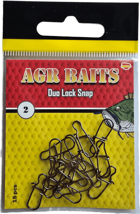 Grapas AGR Duo Lock Snap Black Nickel - Tienda Bass