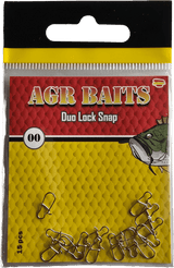 Grapas AGR Duo Lock Snap Nickel - Tienda Bass