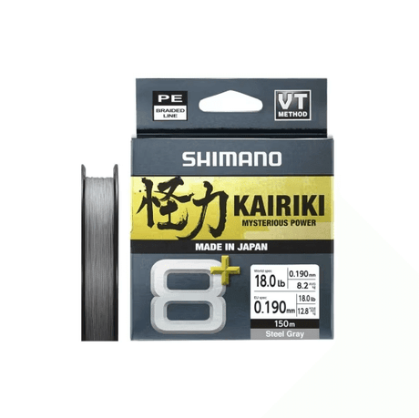Hilo Trenzado Shimano Kairiki 8+ Gris 150 m - Tienda Bass