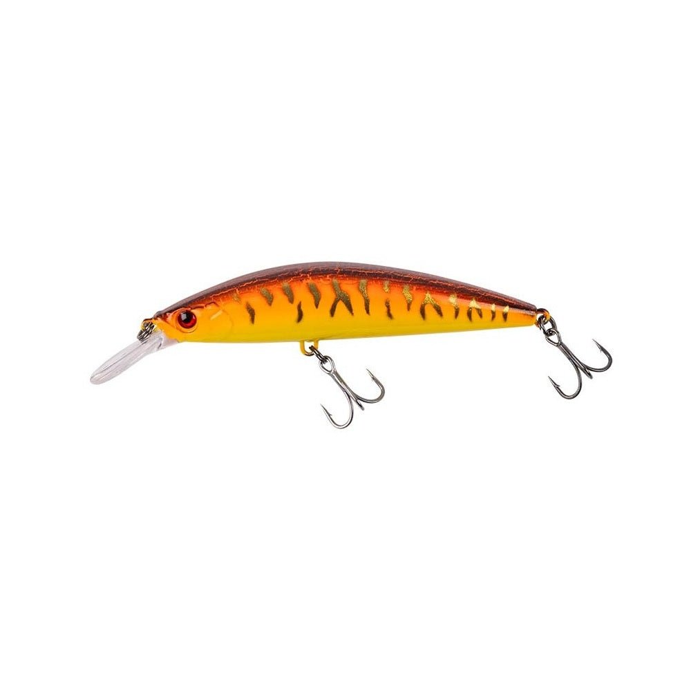 Jerkbait Zebco Demonic Minnow 105 mm Browntiger - Tienda Bass