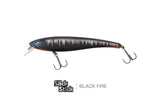 Jerkbaits Fox Rage Slick Stick 125F Black Fire - Tienda Bass