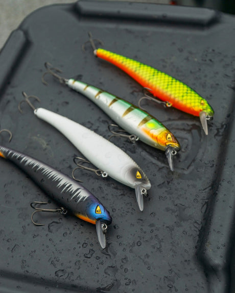 Jerkbaits Fox Rage Slick Stick 125F Black Fire - Tienda Bass