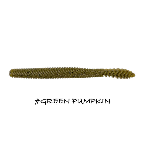Vinilo Iberican Lures Worm 127 mm Green Pumpkin - Tienda Bass