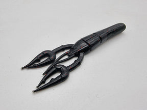 Vinilo Yamamoto Fat Baby Craw 3,75'' - 95 mm Black Red - Tienda Bass