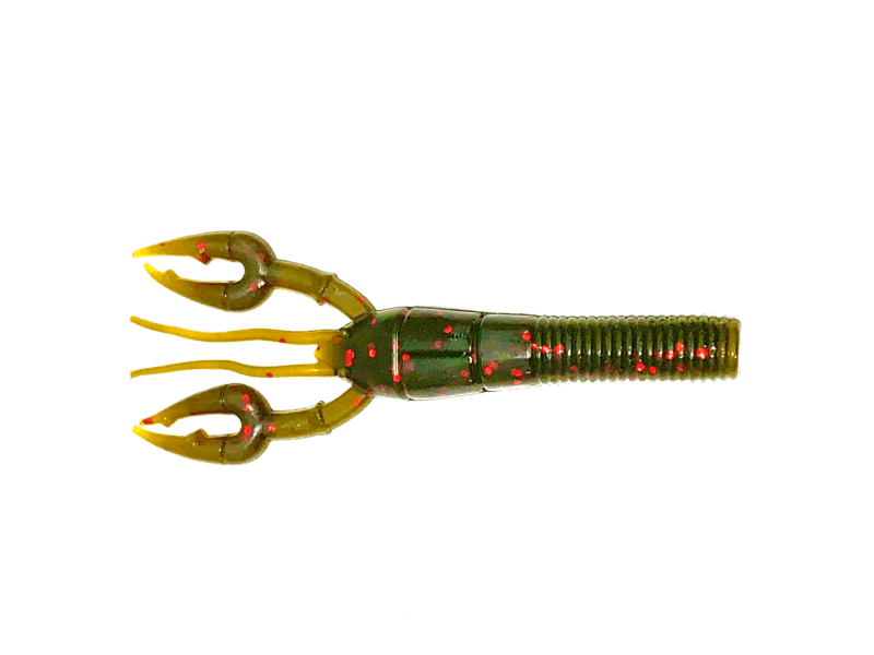 Vinilo Yamamoto Fat Baby Craw Floater 3´75" 95 mm Green Pumpkin Red - Tienda Bass