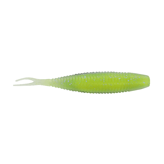 Vinilo Yamamoto Scope Shad 3” – 76 mm Chartreuse Electric Blue - Tienda Bass