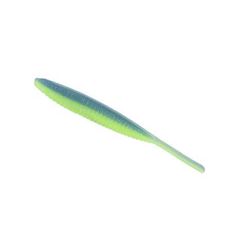 Vinilo Yamamoto Shad Shape Floater 5” – 127 mm Chartreuse Electric Blue - Tienda Bass