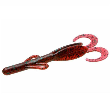 Vinilo Zoom Baby Brush Hog 101 mm Red Bug - Tienda Bass