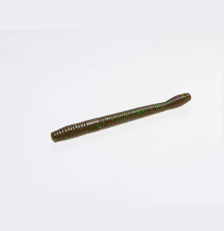 Vinilo Zoom Magnum Trick Worm 177 mm Junebug - Tienda Bass