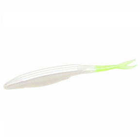 Vinilo Zoom Super Flukes 130 mm Pearl Chartreuse Tail - Tienda Bass