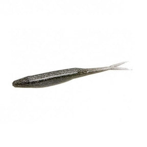 Vinilo Zoom Super Flukes 130 mm Smokin Silver - Tienda Bass